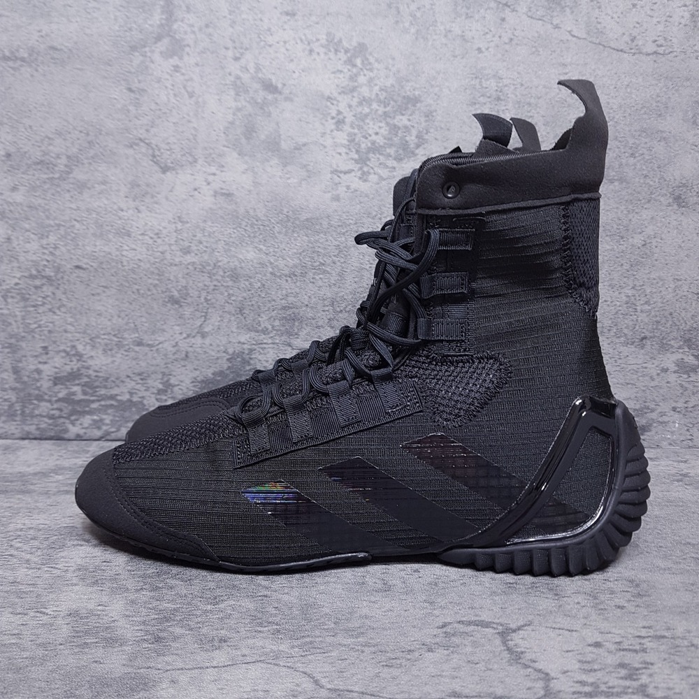 ADIDAS Speedex 23 Boxing Shoes Mens 7.5 Core Black IH2734 Mid Top Sneaker